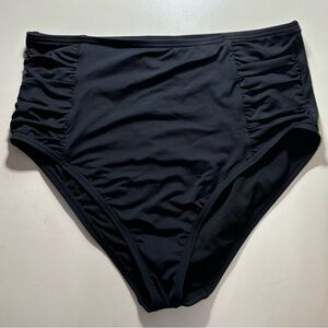 Bar III High Waisted Black Swimsuit Bottoms, Bikini Style Size Medium